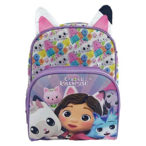 Mochila infantil escolar La casa de muñecas de Gabby con orejitas – A partir de 3 años
