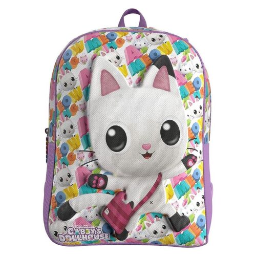Mochila 30cm Eva gato Pandy patitas 3D La Casa de muñecas de Gabby – A partir de 3 años