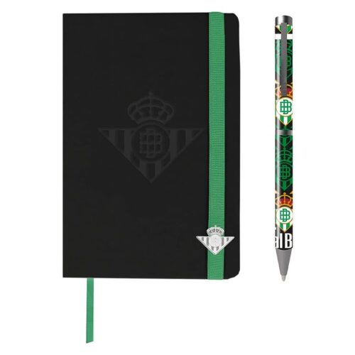 Pack agenda y bolígrado del Real Betis Balompié producto oficial – A partir de 3 años