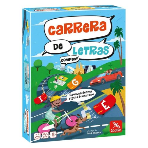 Juego de mesa infantil Carrera de letras para dos o más jugadores – A partir de 7 años
