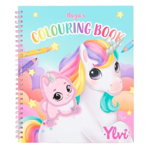 Ylvi libro de colorear con unicornios y lentejuelas Depesche 12492