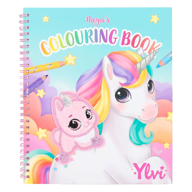 Ylvi libro de colorear con unicornios y lentejuelas Depesche 12492