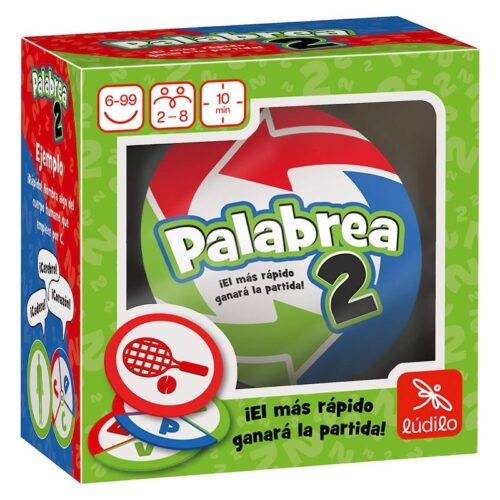 Palabrea 2 Juego de mesa educativo familiar de rapidez visual en lata