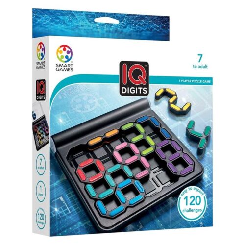Juego IQ Digits rompecabezas para niños y adultos con 120 desafíos