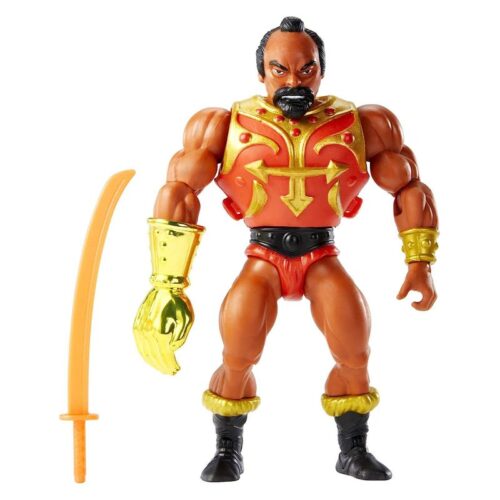 Figura Jitsu con espada Masters del Universo Retro original de 14 cm