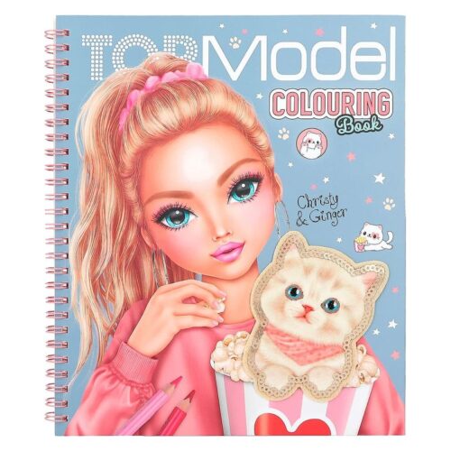 Libro Cutie Star para colorear TopModel y pegatinas  Depesche 12434