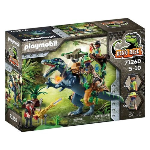 Playmobil Dino Rise 71260 Spinosaurus con armadura y accesorios