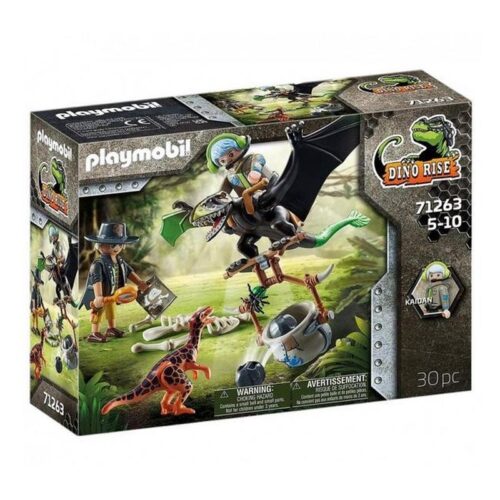 Playmobil Dino Rise 71263 Dimorphodon con silla de montar y accesorios