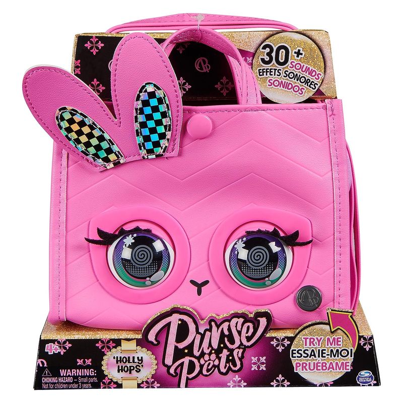 Bolso mascota interactiva Purse Pets Holly Hops Bunny 6066782 - Imagen 2