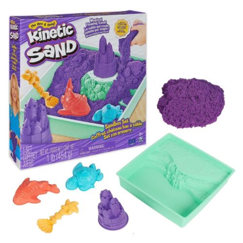 Arena mágica Kinetic Sand color morada 6067477 Spin Master