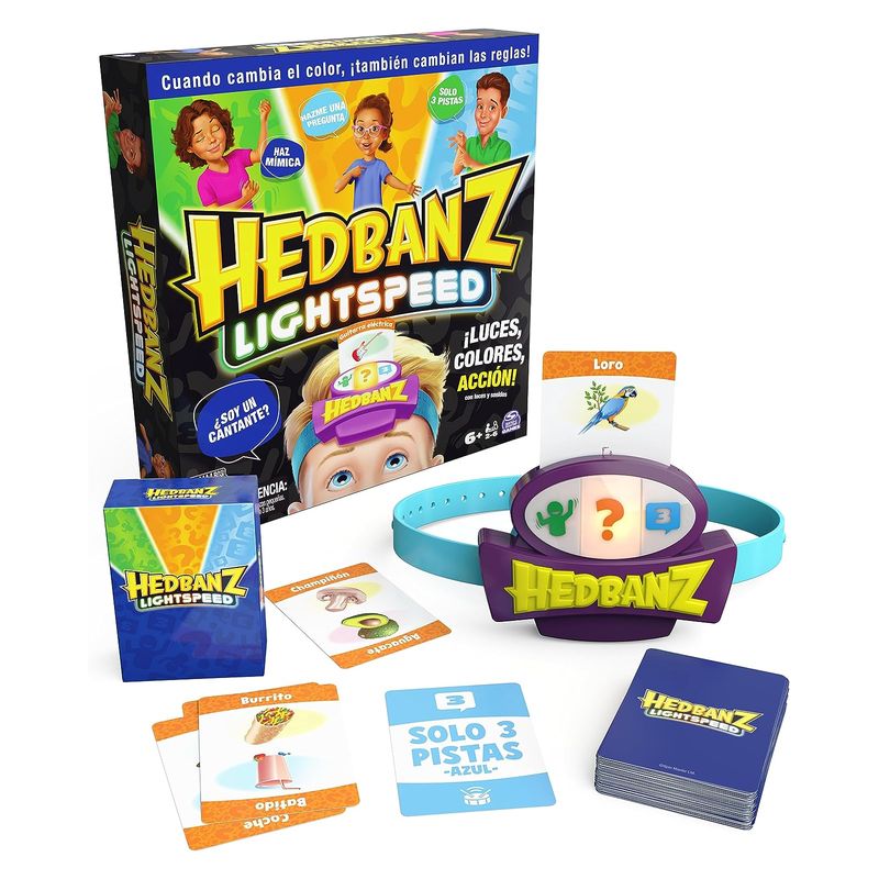 Juego de adivinanzas Hedbanz Lightspeed con lunes y sonido 6068072 - Imagen 3