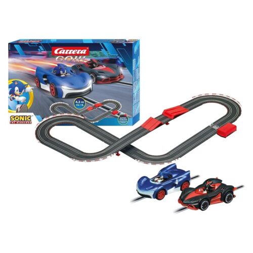 Circuito Carrera GO con coches Sonic Speed Star y Shadow Dark Reaper