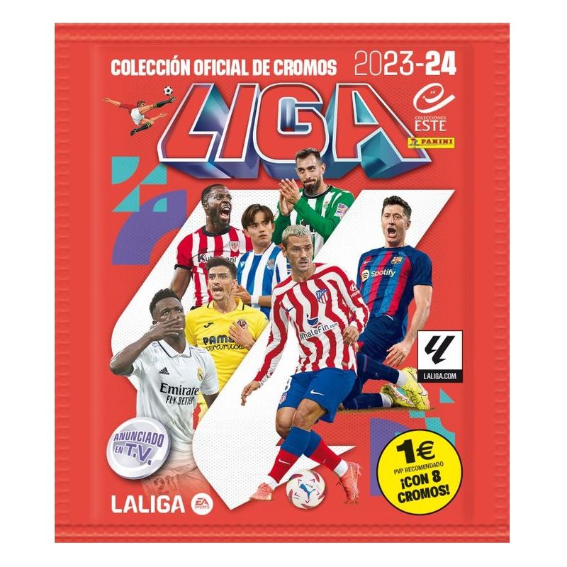 Sobre individual de LaLiga EA Sports FC 2023-24 de fútbol Panini