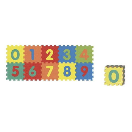 Alfombra de goma eva con números multicolor 18-181 JUGUETOON