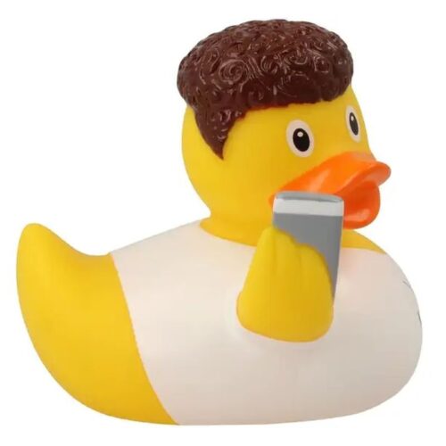 Pato de goma haciéndose un selfie LI2145 Lilalu