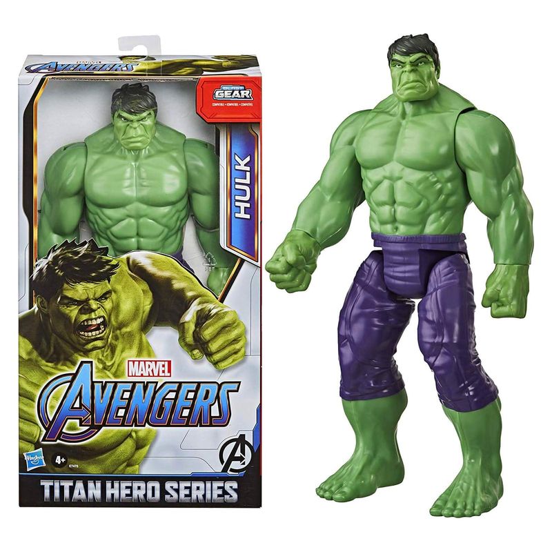 Figura articulada Titan Hero Deluxe Hulk Marvel Avengers 30cm - Más de 4 años - Imagen 2