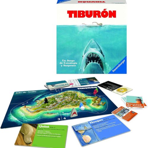 Juego de mesa Tiburón de estrategia y suspense versión española
