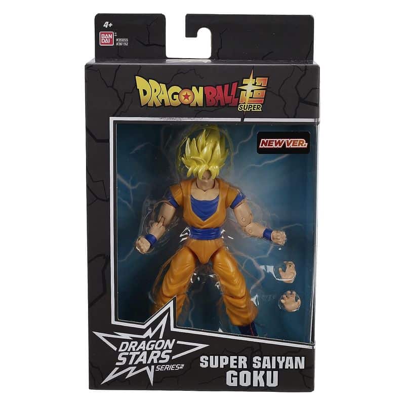 Figura Dragon Ball Deluxe personaje Goku Super Sayan 17cm Bandai 36192