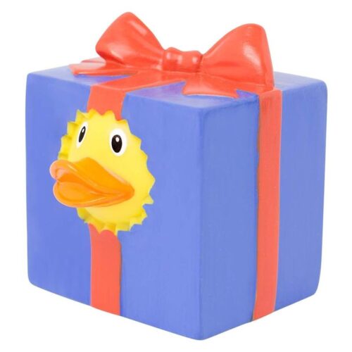 Pato de goma regalo con lazo LI2260 Lilalu