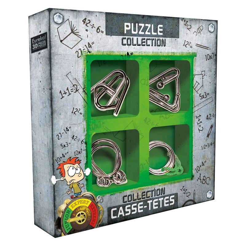 Puzzle metal con cuatro piezas Eureka Collection Casse-tetes 52473361 - Más de 6 años