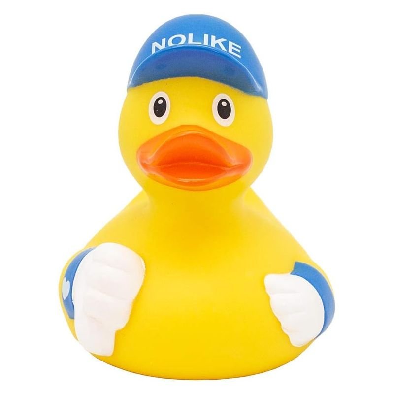 Pato de goma con gorra azul Nolike LI2210 Lilalu - Imagen 3