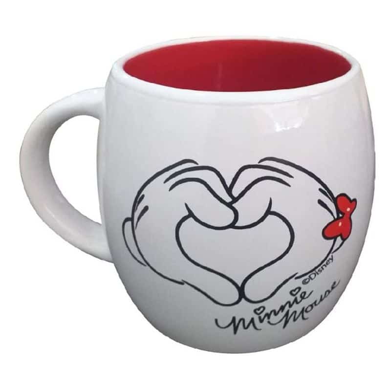 Taza de cerámica blanca para desayuno con ilustración de Minnie 258 - Imagen 3