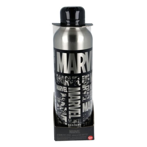 Botella termo grande de acero con ilustraciones de Marvel 515 ml 261