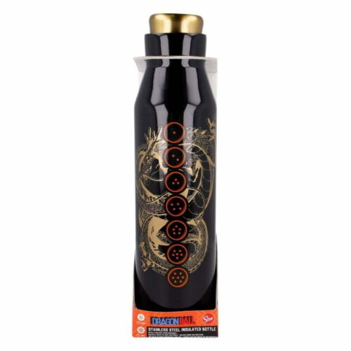 Botella termo acero con ilustración de Shenron dorado DB 515 ml 455