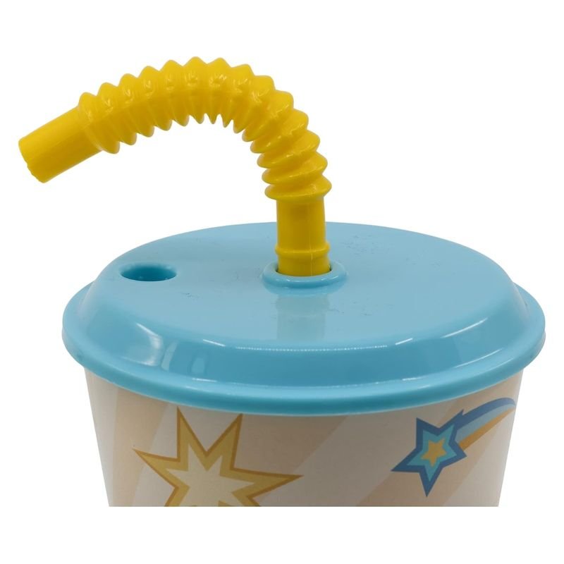Vaso infantil reutilizable Peppa Pig con tapa y pajita 430ml - Imagen 3
