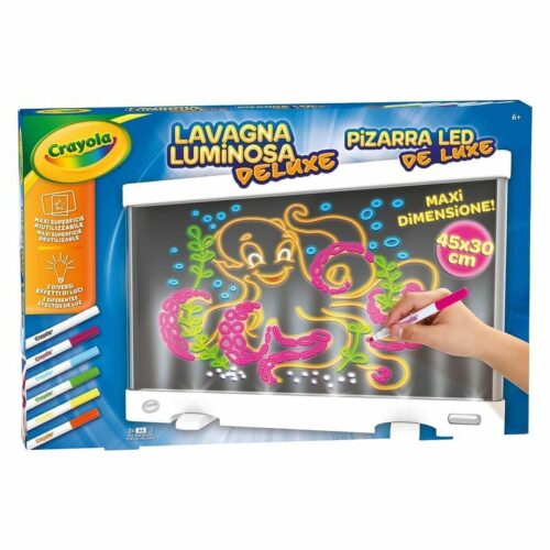 Pizarra mágica con luces leds borrable tamaño maxi de crayola 74-7504