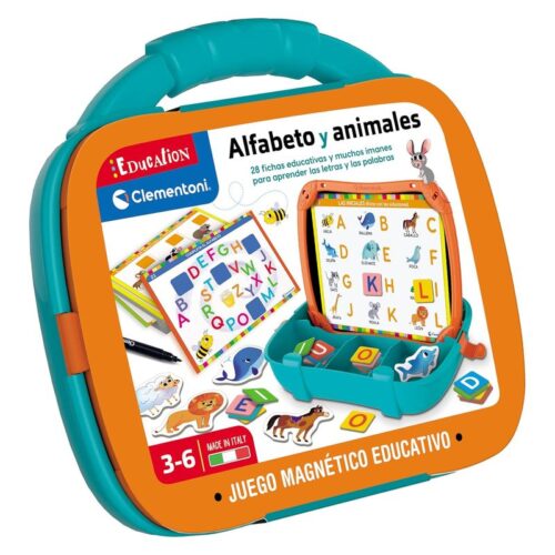 Maletín Magnético educativo Alfabeto y animales Clementoni 55492