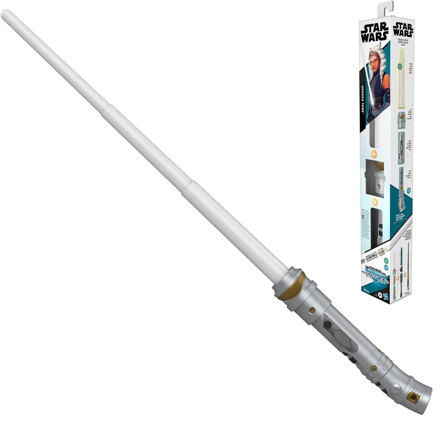 Sable de luz electrónico de Star Wars del personaje Ashoka Tano F7426