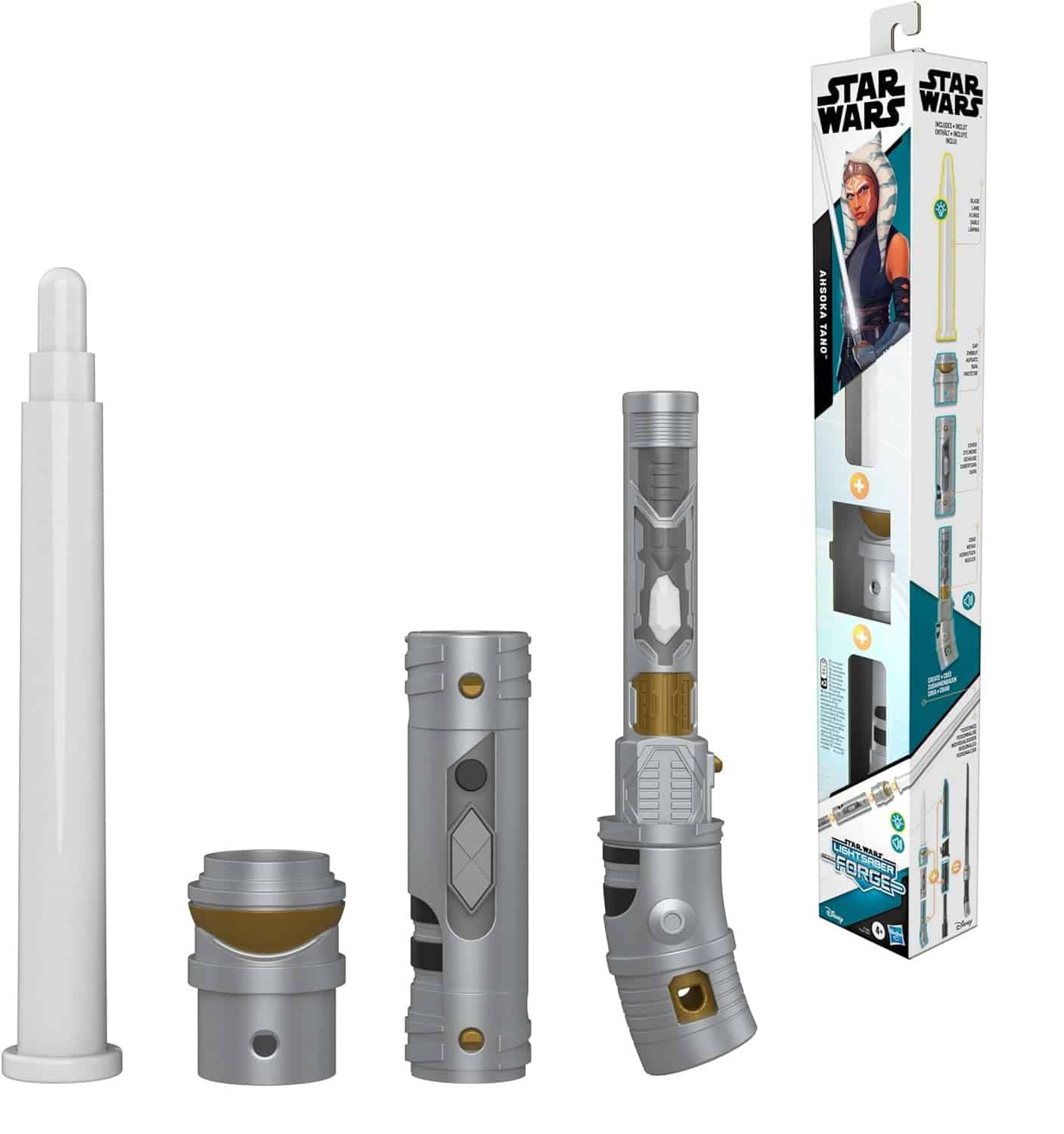 Sable de luz electrónico de Star Wars del personaje Ashoka Tano F7426 - Imagen 2