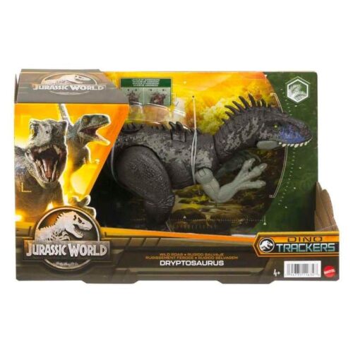 Jurassic World Dino Trackers Dryptosaurus rugido salvaje Mattel HLP15