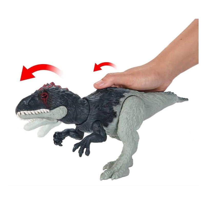 Jurassic World Dino Trackers Eocarcharia rugido salvaje Mattel HLP17 - Imagen 3