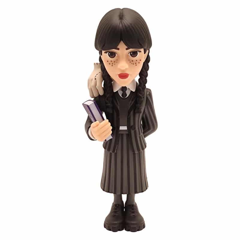 Figura Minix Miercoles Addams con la Cosa serie de Netflix 12cm MN11797 - Imagen 2