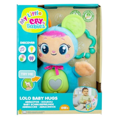 Muñeca Lala Baby Hugs My Little Cry Babies 908888 IMC verde – Más de 3 años