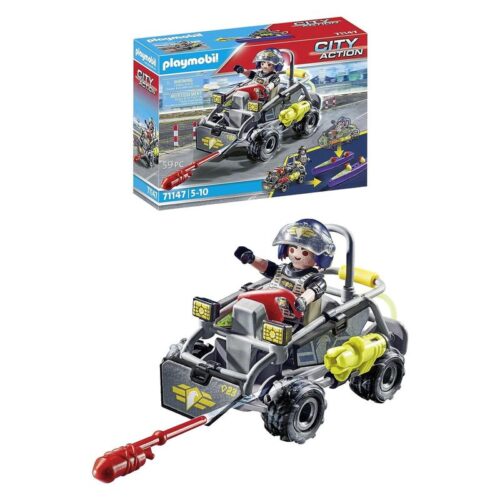 Playmobil City Action 71147 quad fuerzas especiales convertible en lancha – Más de 5 años