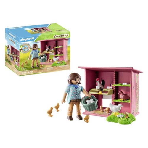 Playmobil Country 71308 gallinero con gallos, gallinas y accesorios – Más de 4 años