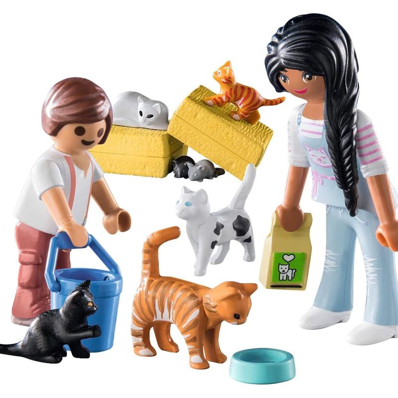 Playmobil Country 71309 familia country con gatos - Más de 4 años