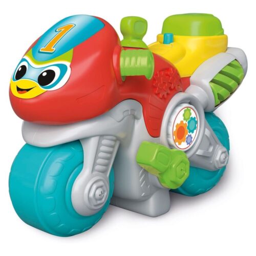 Moto interactiva botones para aprender letras y número Clementoni 61386 – Más de 1 año