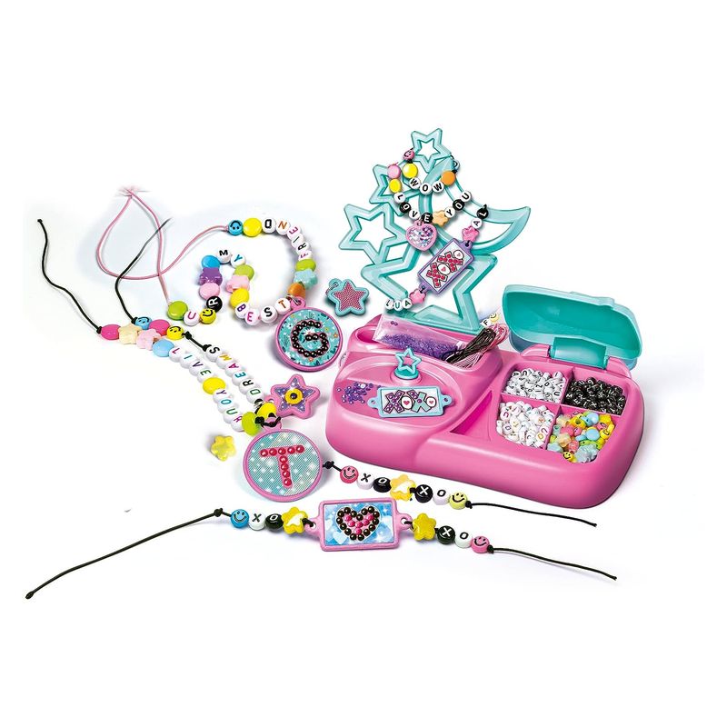 Set abalorios y pulseras Crazy Chic Jewels Message Creations Clementoni - Más de 7 años - Imagen 2