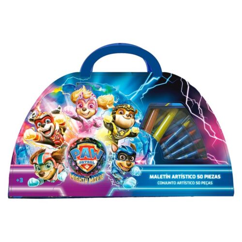 Maletín artístico de 50 piezas de La Patrulla Canina Cefa Toys 21905