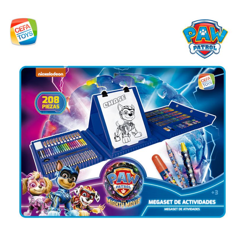 Mega set de actividades La Patrulla Canina 208 piezas Cefa Toys