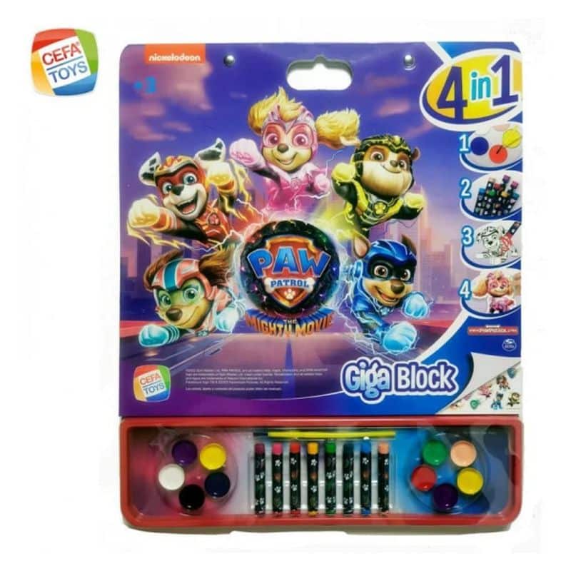 Gigablock de La Patrulla Canina 4 en 1 Cefa Toys 21909