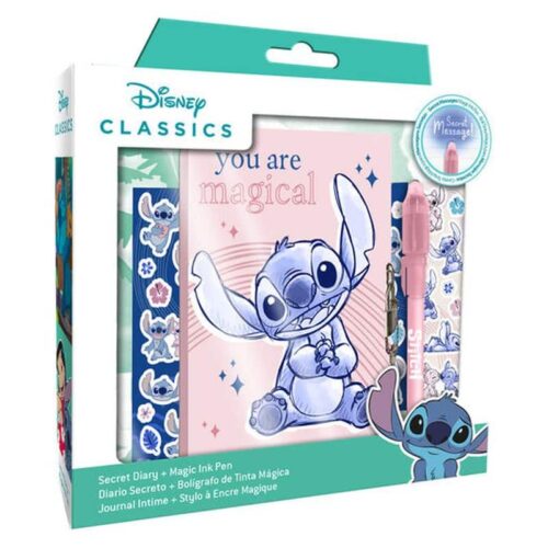 Diario con boligrafo mágico Stitch Disney ST00012 KIDS EURO