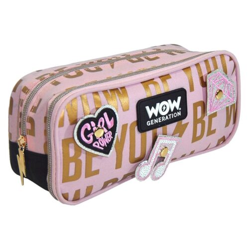 Estuche portatodo de dos cremalleras WOW Generation WOW00064