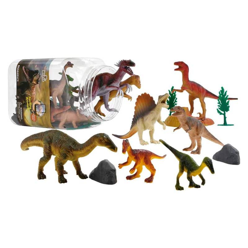 Cubo de juguete con 40 piezas de Dinosaurios 23-688 - Imagen 3