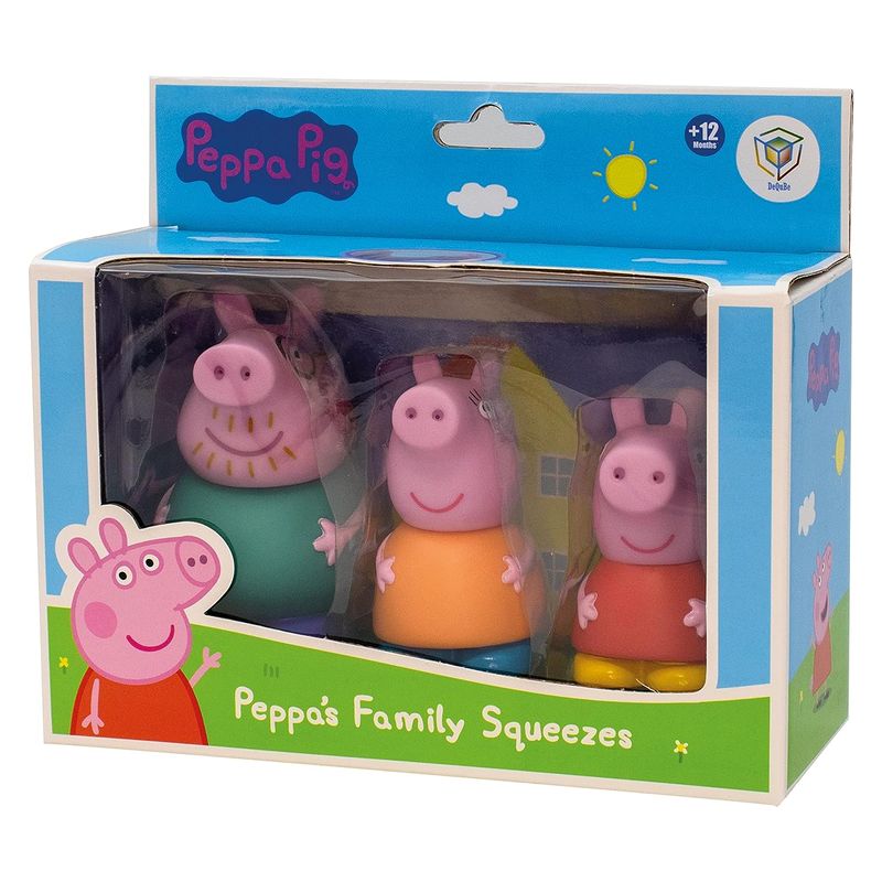 Set de figuras de Peppa Pig para el baño con papa, mamá y Peppa - Más de 1 año - Imagen 2