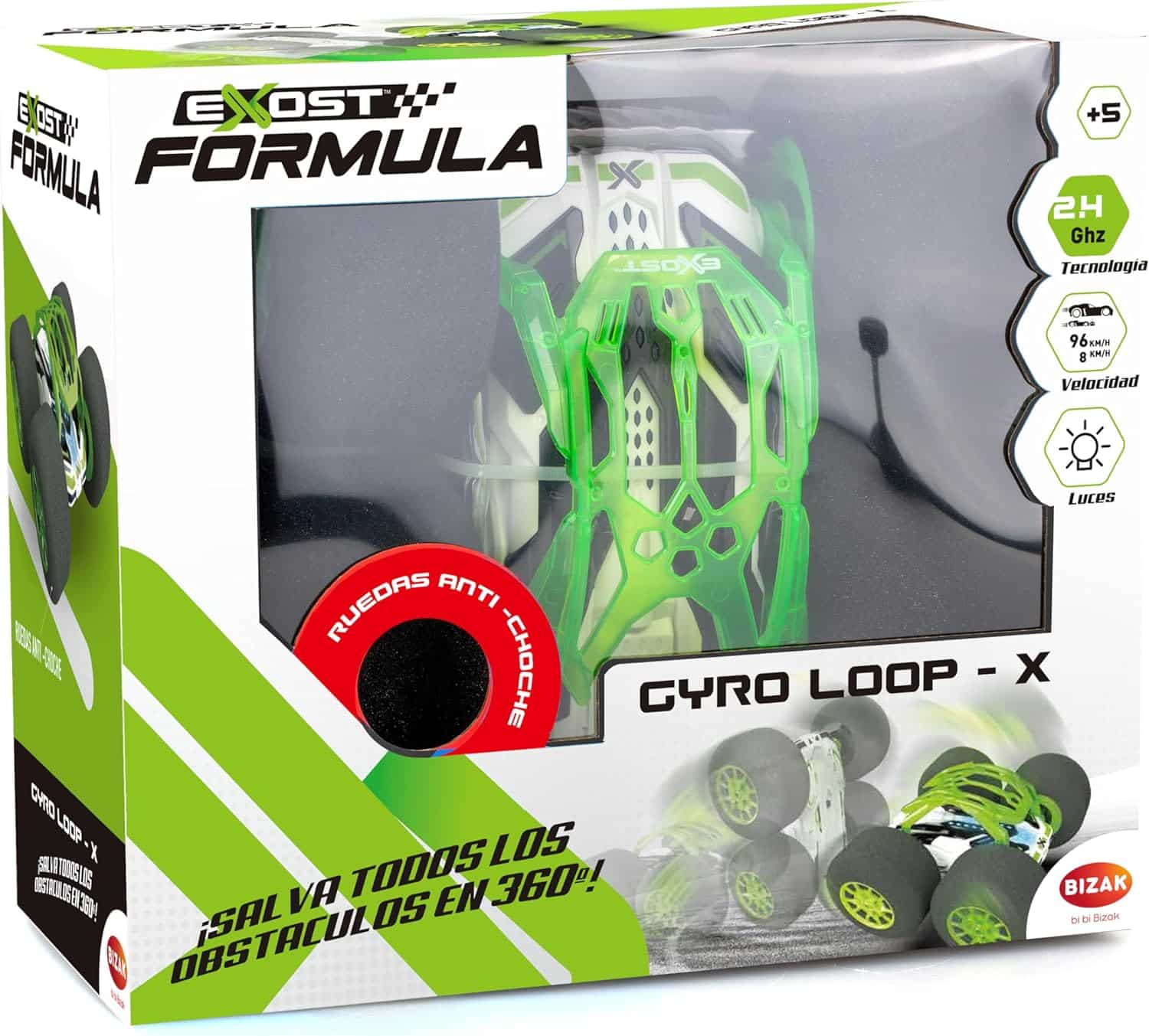 Vehículo radio control Gyeo Loop X 2,4GHZ con amortiguación y luces - Imagen 3